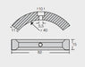 Ritning på Zinkanod Volvo Penta, motoranod, VP3858399, R800728, 0.264KG - AnodeFactory