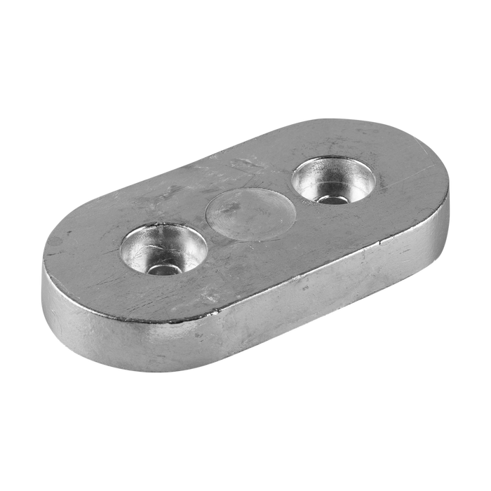 Zinkanod Kamewa Block, 173*87*23mm, c-c80mm 10108230, R802454, Ovanifrån - Anodefactory