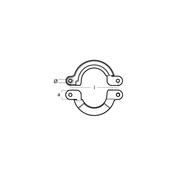 Aluminiumanod Yanmar split collar for Saildrive Yanmar SD20-SD60 saildrives, 196450-02491 - AnodeFactory